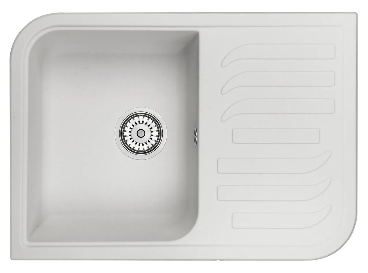 7001, АРКТИК (БЕЛЫЙ), кухонная мойка, кварц