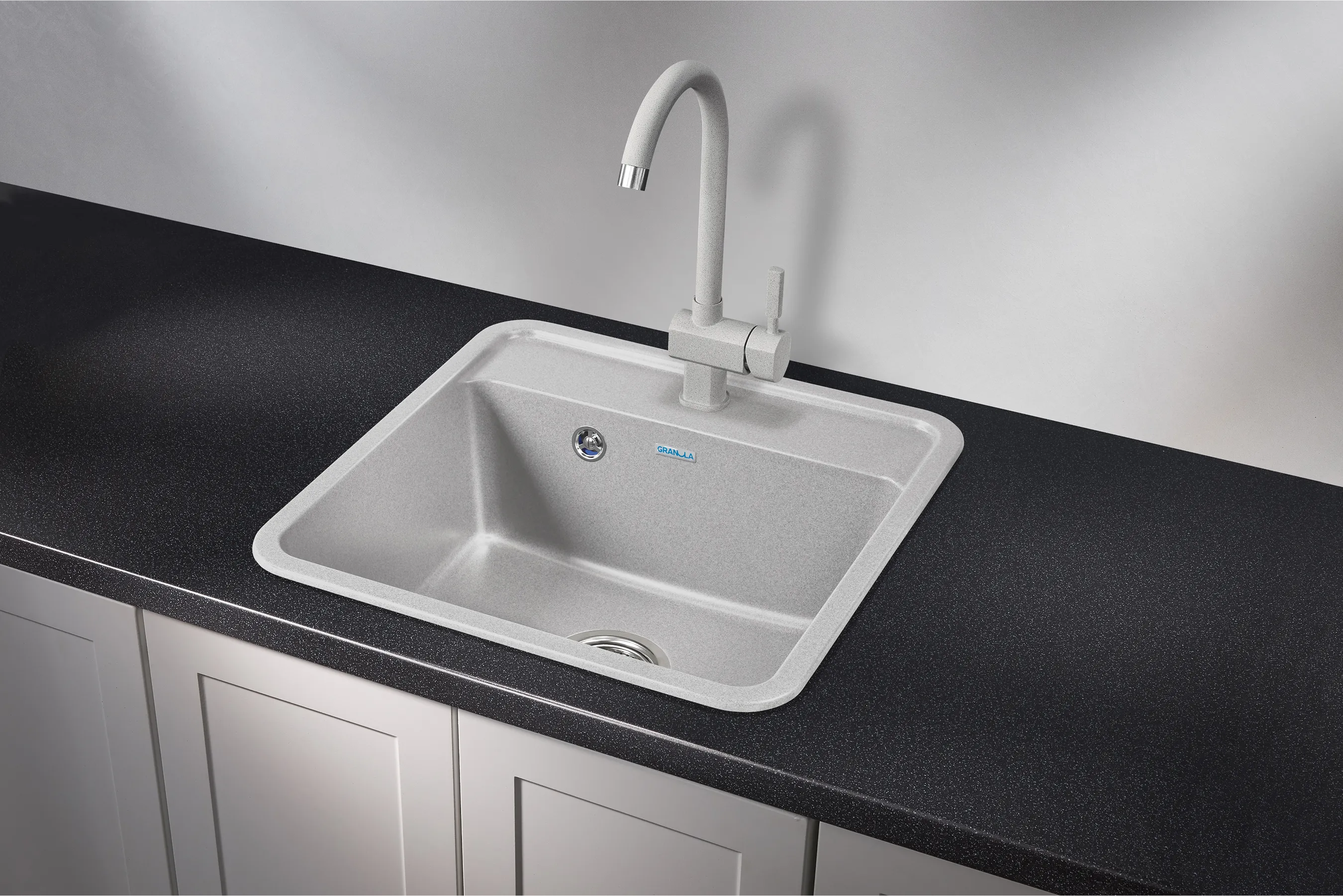 5001, БАЗАЛЬТ, кухонная мойка, СтандАРТ кварц