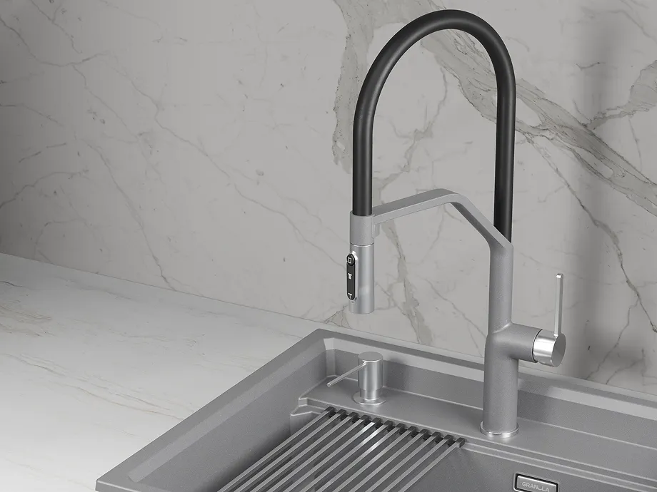 9012, АЛЮМИНИУМ, СМЕСИТЕЛЬ КУХОННЫЙ